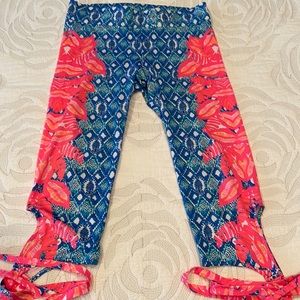 Lilly Pulitzer cropped athletic pants